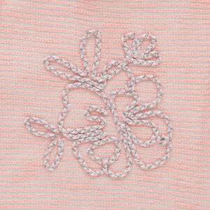 Robe en molleton avec épaules ajourées et manches volantées 