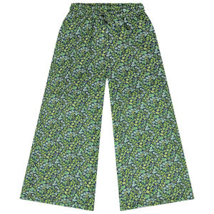 Pantalon large et fluide imprimé floral fille 