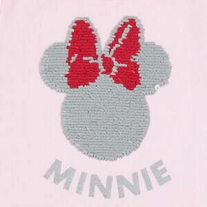 Tee-shirt manches longues avec Minnie Disney en sequins magiques  