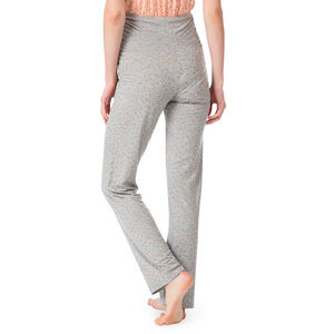 Pantalon de grossesse homewear avec imprimé all-over et bandeau haut 