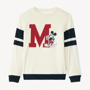 Pull doublé velours Mickey Disney garçon 