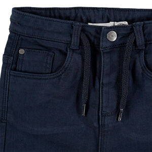 Bermuda en toile à cordons de serrage 