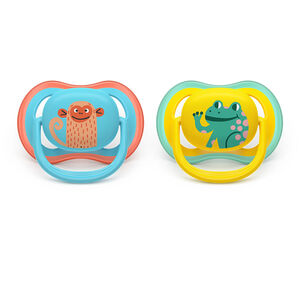 Lot de 2 sucettes Ultra Air en silicone 18M+ 