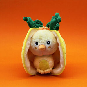 Peluche Flipetz 2 en 1 Nugget le poussin/ananas 