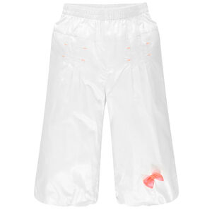 Pantalon de cérémonie en voile de coton effet satiné  