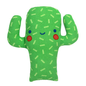 Couverture en jersey à motif/imprimée avec peluche cactus 