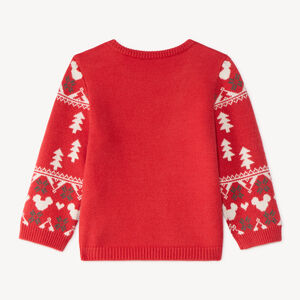 Pull bébé garçon en tricot jacquard Mickey 