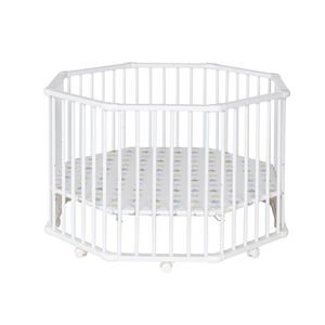 Parc bois Octo 107 x 107 cm – Blanc 