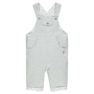 Salopette en jersey contrecollé avec doublure imprimée 