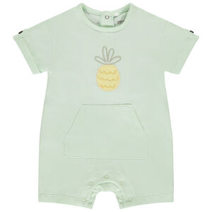 Combishort en jersey slub patch ananas pour bébé garçon 