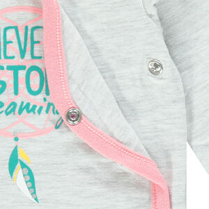 Lot de 7 bodies fantaisie avec ouverture adaptée à l'âge 