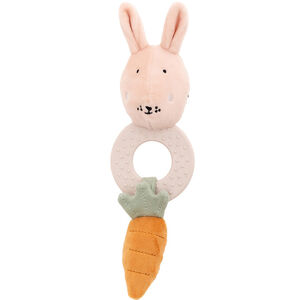 Jouet de dentition Mrs. Rabbit rose 