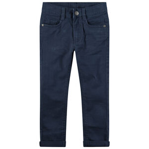 Pantalon en twill surteint avec poche fantaisie au dos 