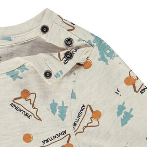 Lot de 2 t-shirts manches longues fantaisie pour bébé garçon 