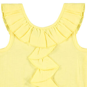 Combishort en jersey avec volants 