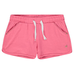 Short en jersey avec flamant rose printé 