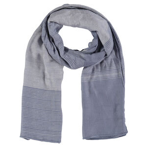 Chèche en voile à rayures placées 