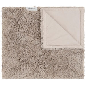 Couverture berceau Snow - Taupe 70x95 cm 