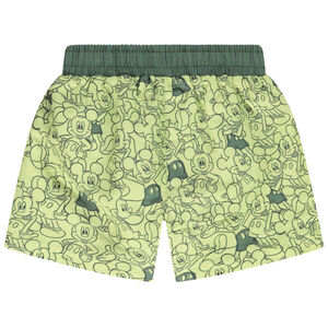 Short de bain en polyester imprimé Mickey Disney garçon 