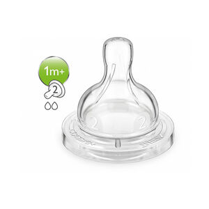 Lot de 2 tétines Classic+ débit lent 