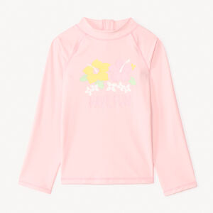 T-shirt manches longues anti-UV SPF 50+ print hibiscus fille 