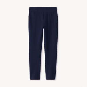 Jegging en molleton uni fille 