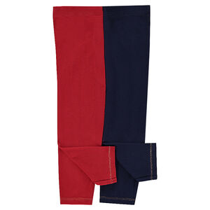 Lot de 2 leggings unis en jersey  
