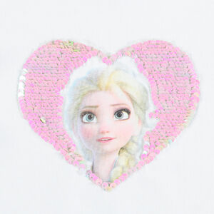 T-shirt manches courtes motif Reine des Neiges Disney 