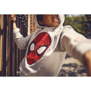 Sweat à capuche brodé Spider-Man Marvel garçon 