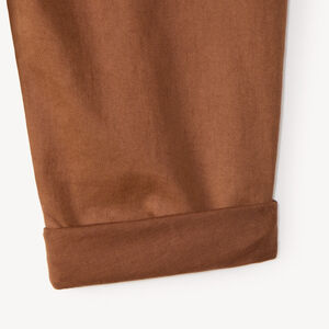 Pantalon baggy garçon en double jersey avec poche cargo 
