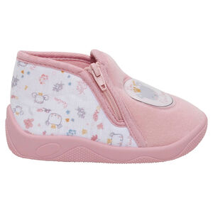Chaussons bottillons avec patch ours et zip 