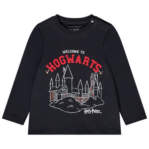 T-shirt manches longues patch Hogwarts Warner pour bébé garçon 