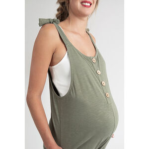 Combinaison longue de grossesse en maille 