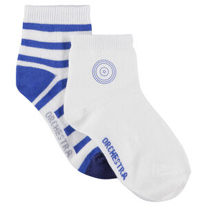 Lot de 2 paires de chaussettes assorties 