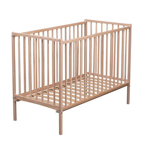 Lit en bois 60x120 cm - Naturel 