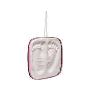 Cadre empreinte Hello baby - Burgundy 