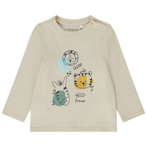 T-shirt manches longues print fantaisie pour bébé garçon 