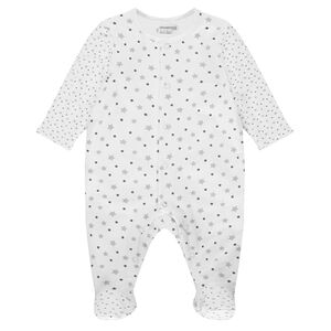 Dors-bien en coton imprimé étoiles du prématuré au 3 mois 