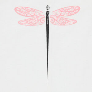 Ensemble tunique printée avec legging en jersey brillant 