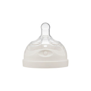 Tétine multi-perforée anti-colique en silicone débit 1 