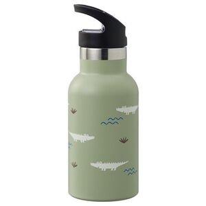 Gourde isotherme 350ml Crocodile Olive 