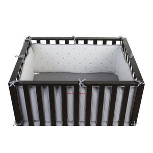 Tour de parc Jersey Gold Dots - 35x340 cm 