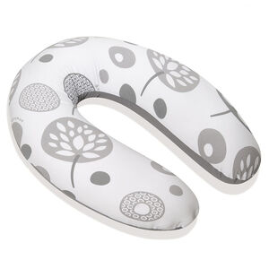 Coussin d’allaitement Doomoo – Flower/Argent 