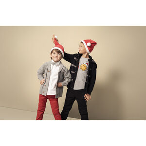 Bonnet de Noël en velours 
