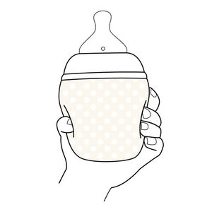 Biberon 240ml anti-colique en silicone Tartine & Chocolat  