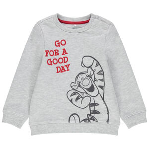 Sweat en molleton chiné print Tigrou Disney 