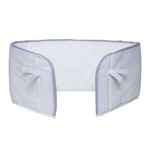 Tour de lit Bed Bumper 60 x 120 cm - Blanc/ Gris clair 