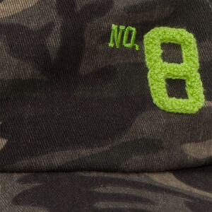 Casquette en twill motif army avec mesh au dos 