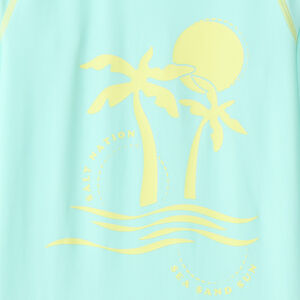 T-shirt manches longues anti-UV SPF 50+ palmiers garçon 