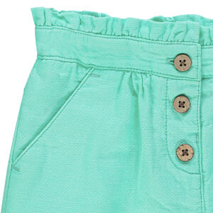 Short uni en toile 